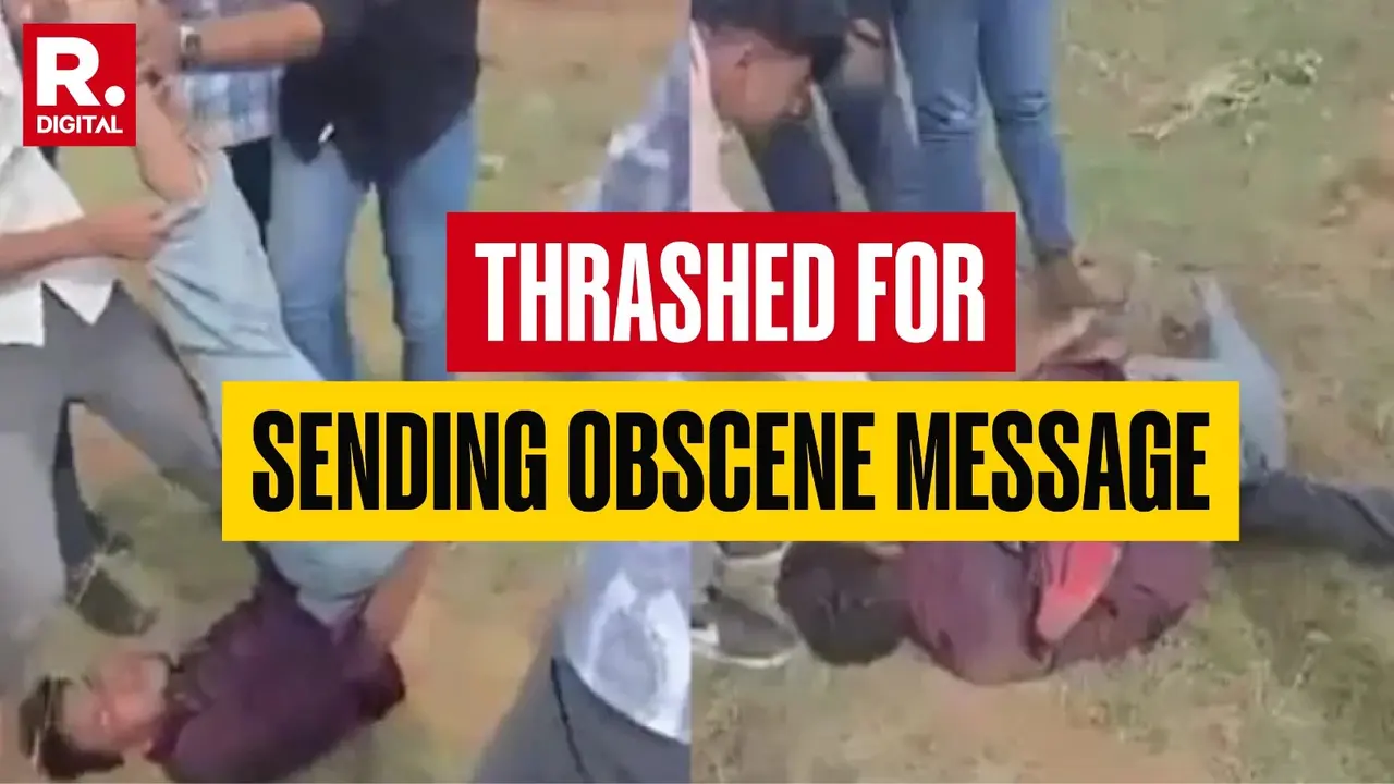 Shocking Video Captures Bengaluru Man Striped And Beaten Over Obscene Text