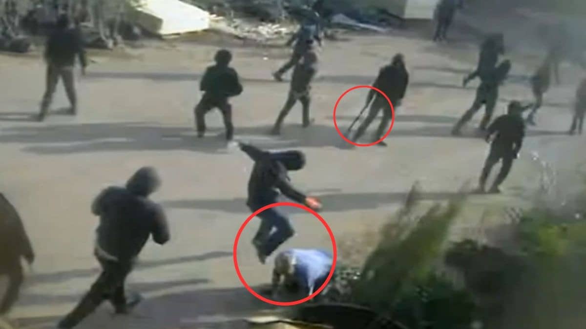 Shocking Video: Masked Men Carrying Arms Beat Palestinian National in the Occupied West Bank