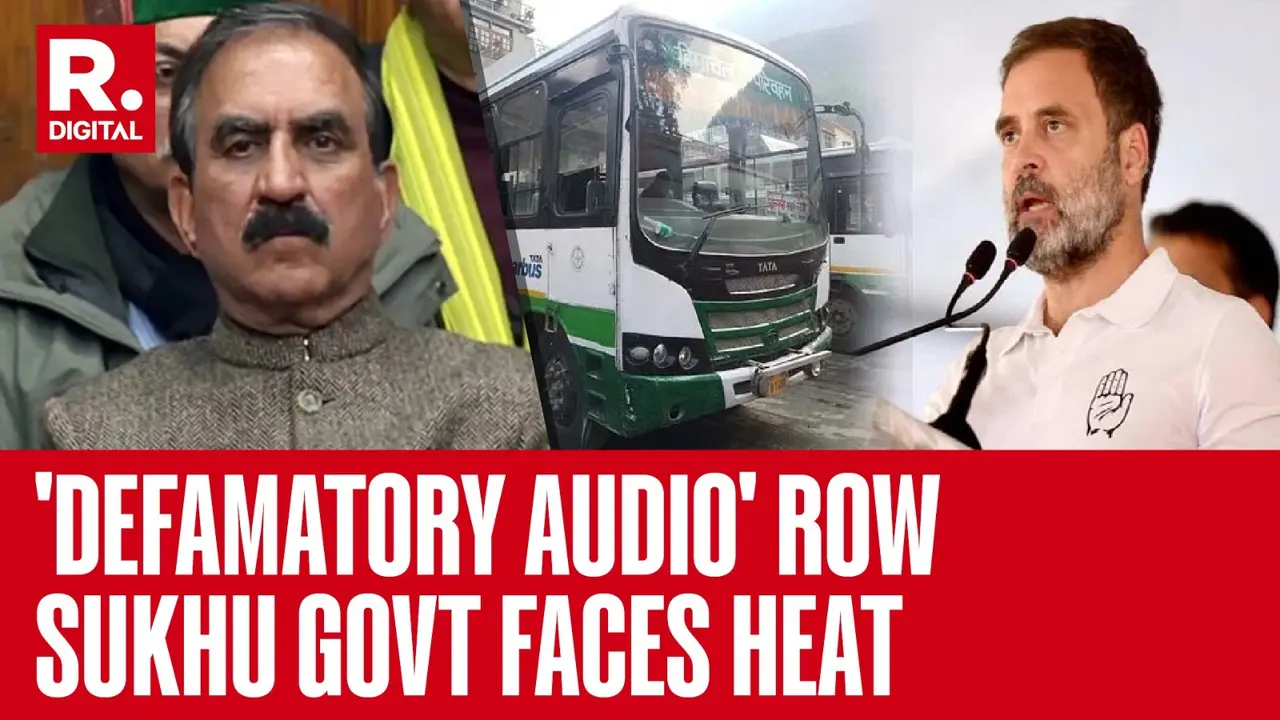 Showcause notice issued to HRTC bus driver and conductor over defamatory audio played inside bus against Congress leader Rahul Gandhi