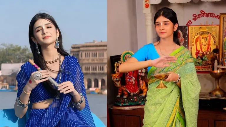 माथे पर चंदन, हाथ में मेहंदी… 14 साल की श्री किशोरी की सादगी लूट लेगी दिल, गीता के श्लोकों का पाठ करके बनीं सेनसेशन Shree Kishori