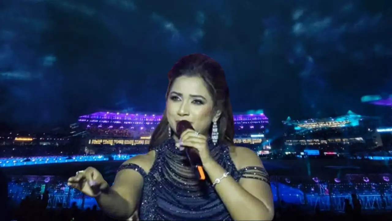 Shreya Ghoshal performs at IPL 2025 opening ceremony