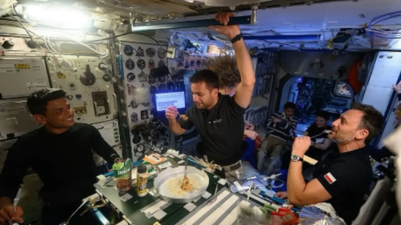 Guess Which Favourite Indian Sweet Shubhanshu Shukla Shared with His Axiom-4 Crew Aboard the ISS? | See Pic Shubhanshu Shukla