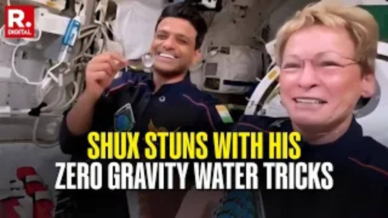 Shubhanshu Shukla aka Shux's Viral Water Experiment 