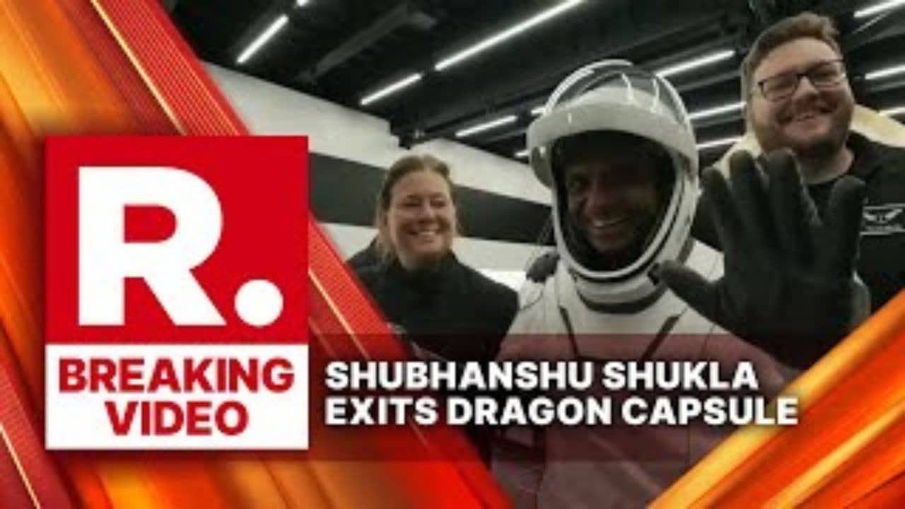 Shubhanshu Shukla Exits Dragon Capsule 