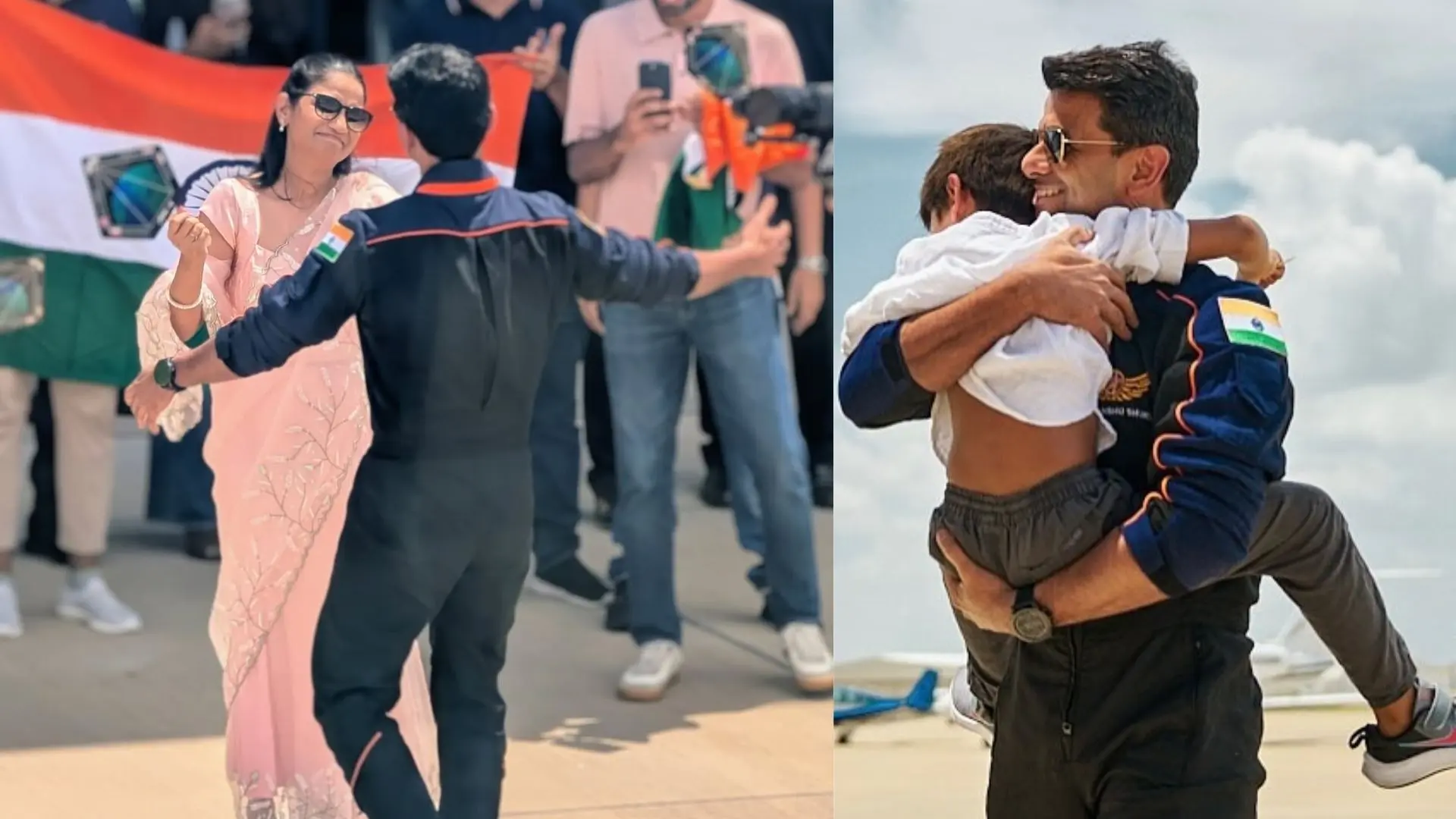 Shubhanshu Shukla meet family