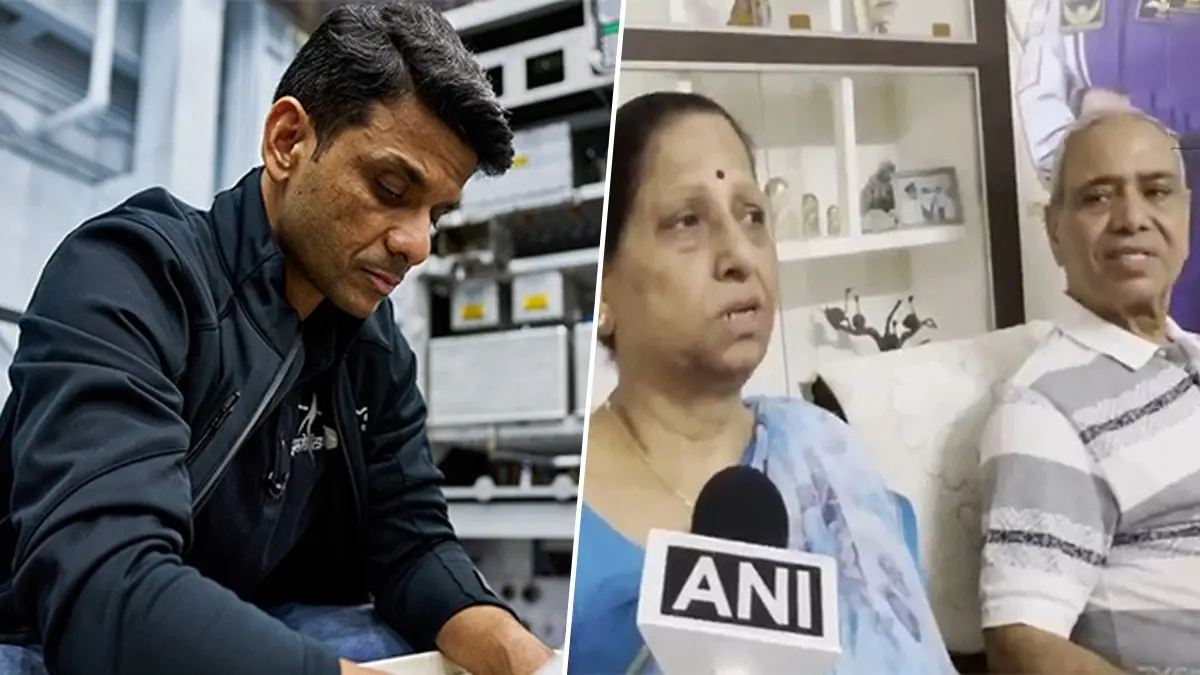 Shubhanshu Shukla parents express their happiness ahead of Axiom-4 mission