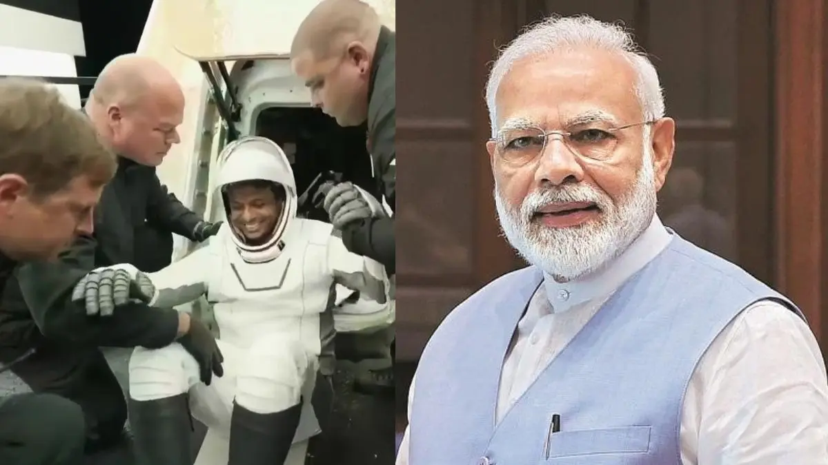 Shubhanshu Shukla Returns From Space