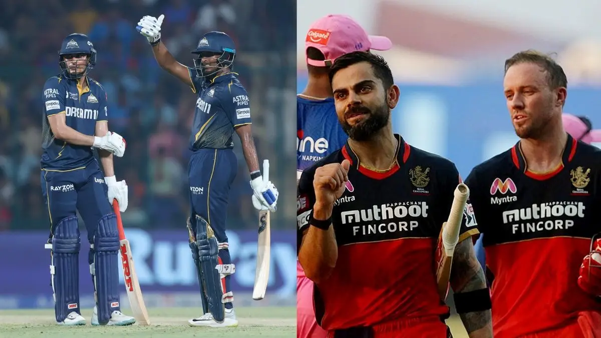 Shubhman Gill, Sai Sudarshan, AB de Villiers Virat Kohli