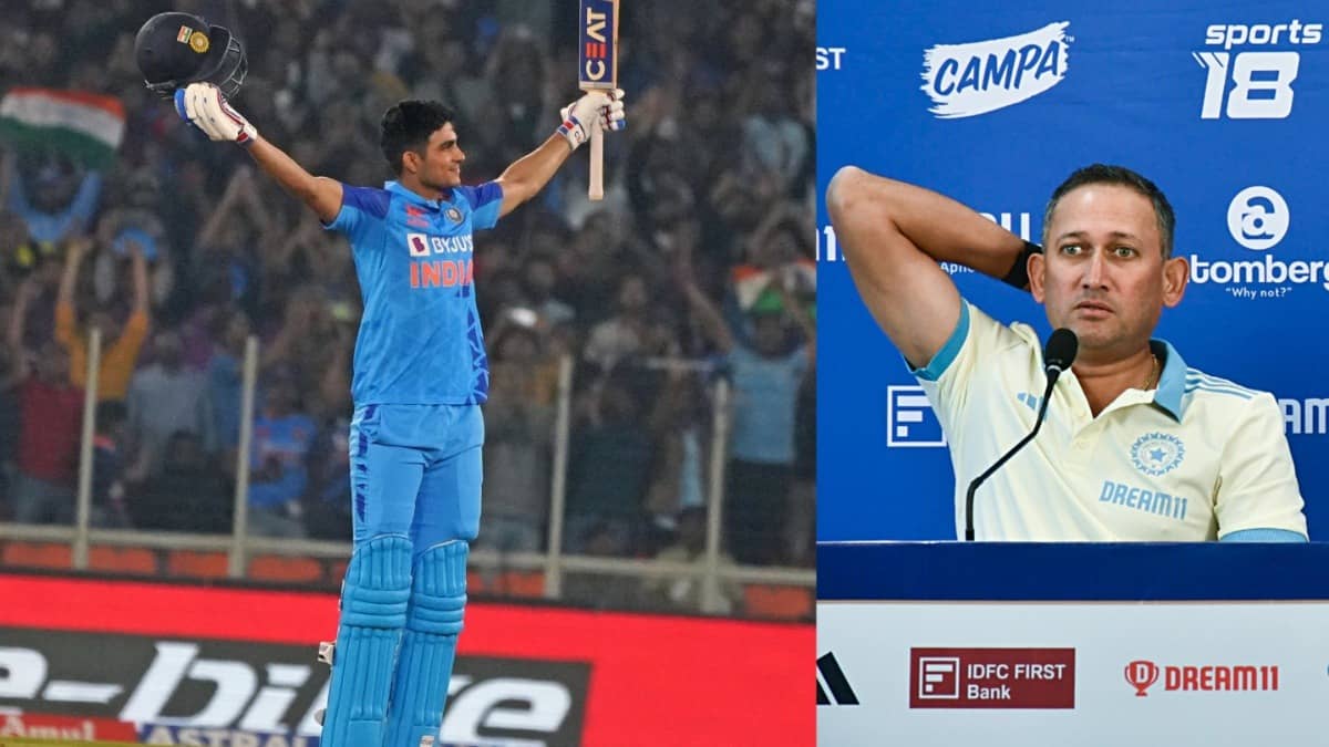 Shubman Gill and Ajit Agarkar