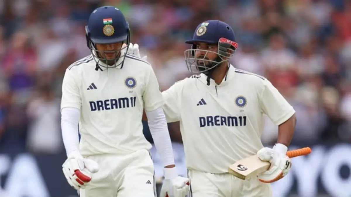 Shubman Gill and Rishabh Pant