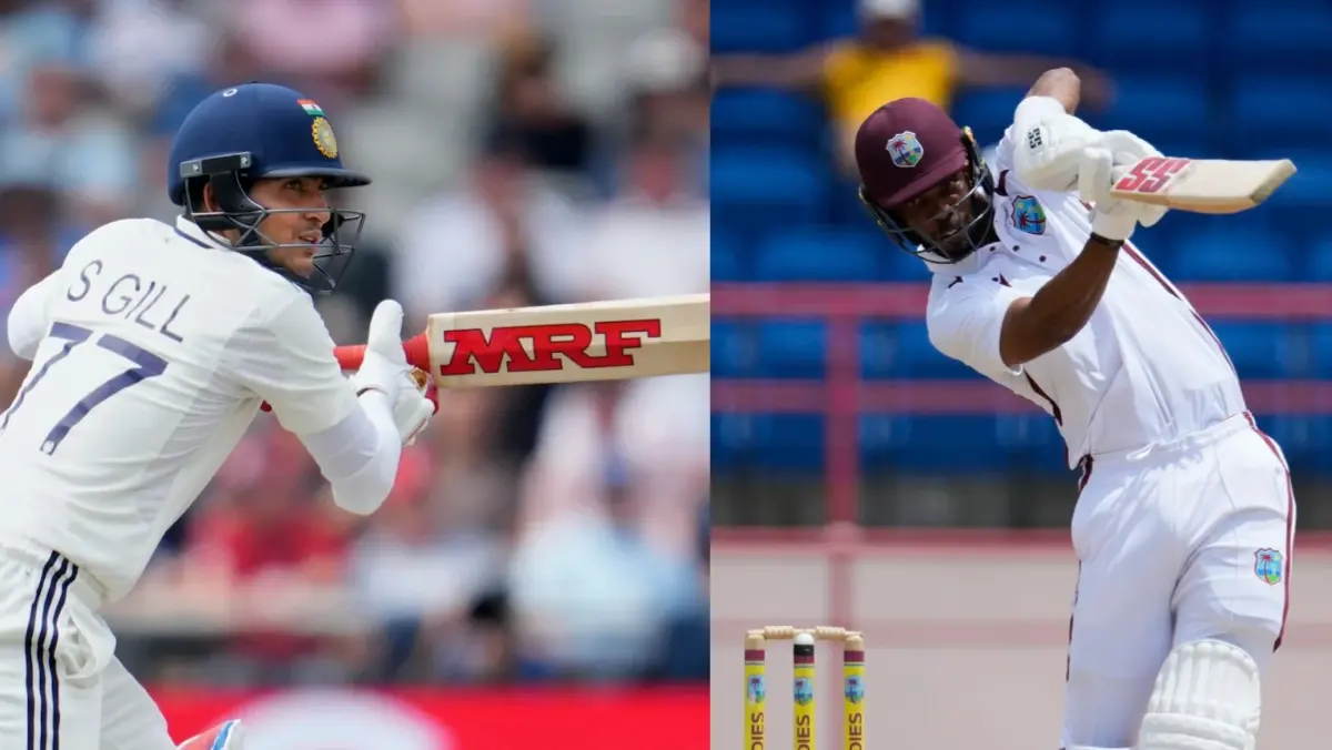 India vs West Indies Test Series: Here's All You Need To Know About Squads, Fixtures And Live Streaming Details Shubman Gill and Roston Chase