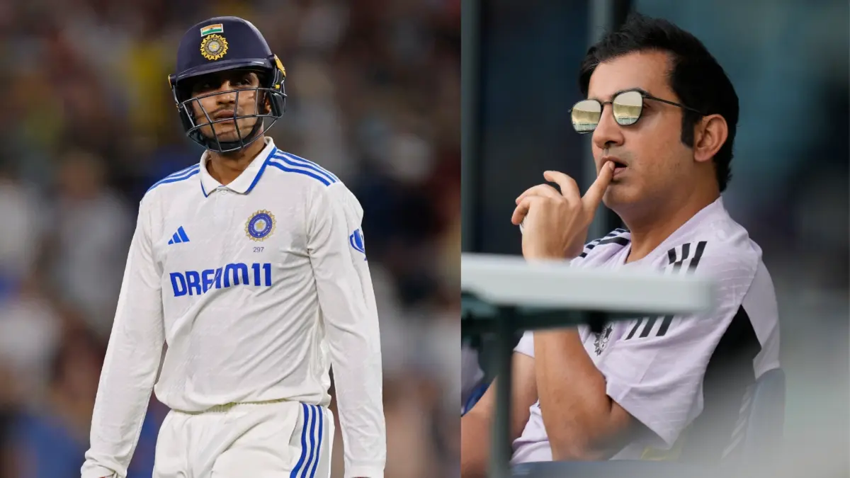 Shubman Gill during BGT 2024-25 and Gautam Gambhir during CT 2025