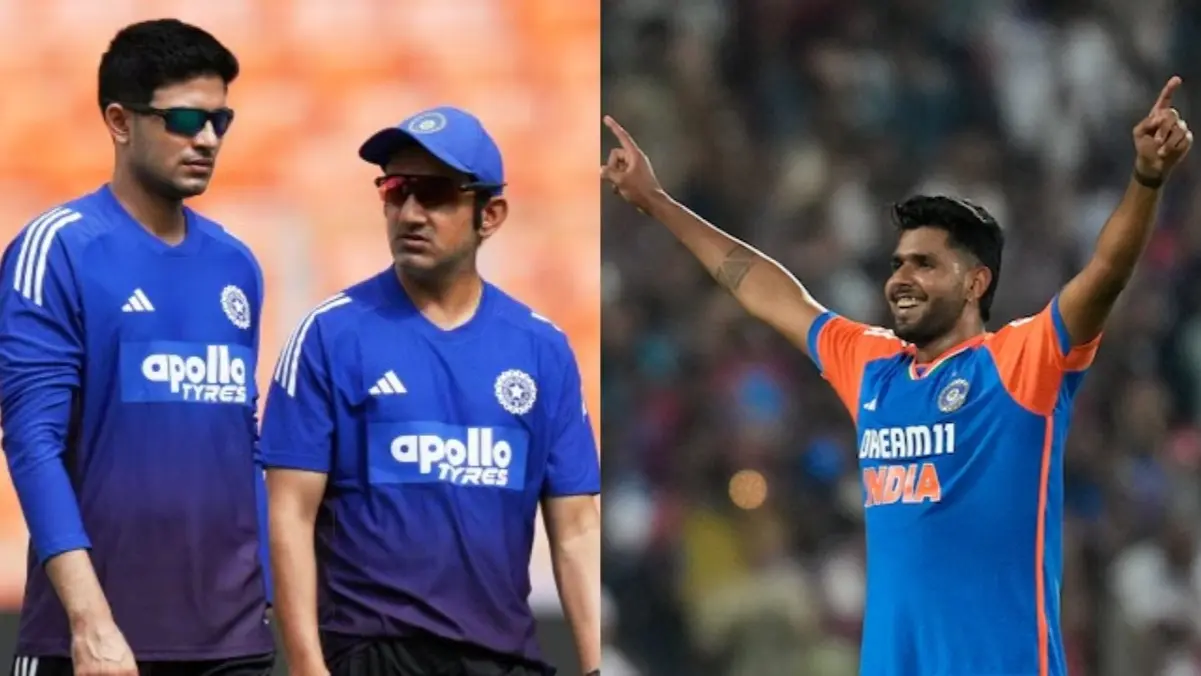 Shubman Gill, Gautam Gambhir, Harshit Rana