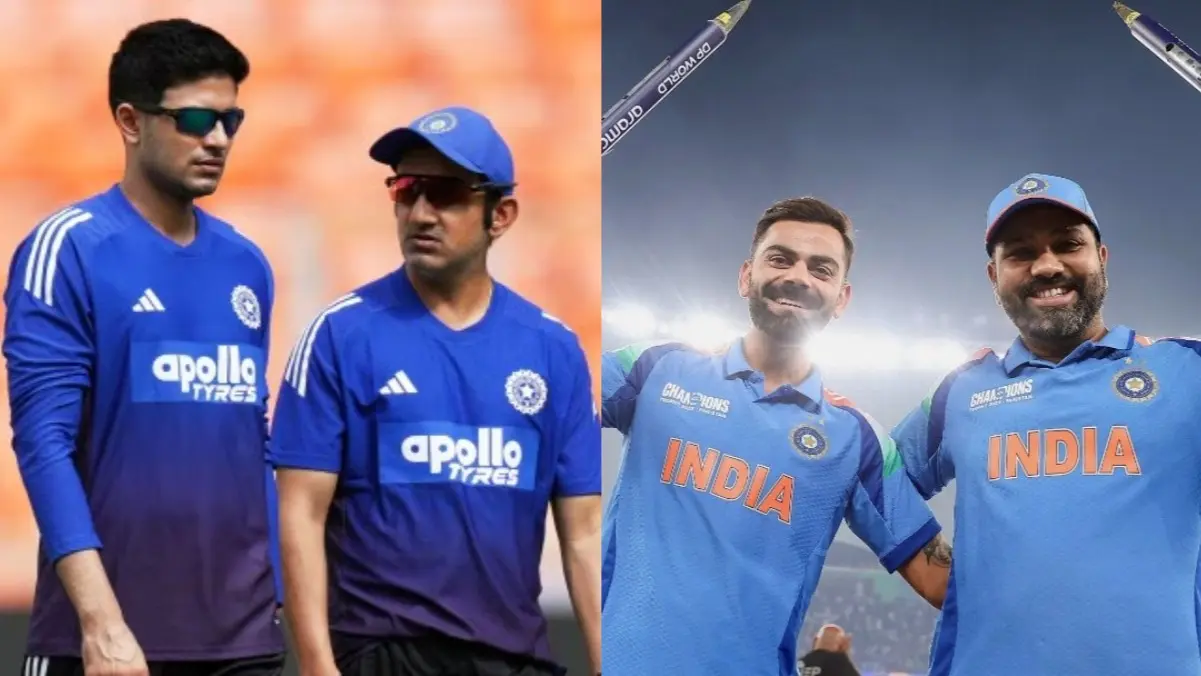 Shubman Gill, Gautam Gambhir, Virat Kohli, Rohit Sharma