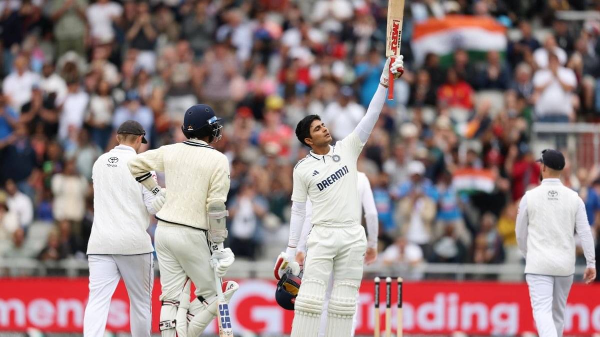 Shubman gill historic hundred place his name alongwith don bradman and sunil Gavaskar special record 