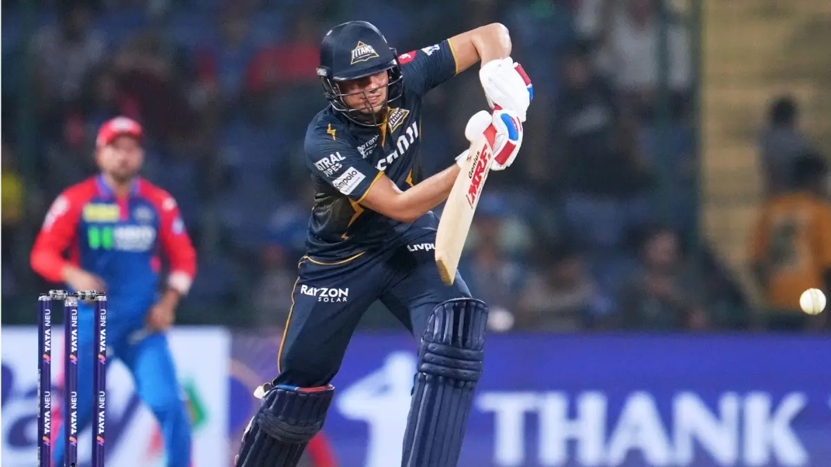 IPL 2025 - Gujarat Titans Assistant Coach Heaps Praise On Skipper Shubman Gill, Draws Comparison To MS Dhoni: 'He Has Not Even Started' Shubman Gill in action during DC vs GT clash in IPL 2025