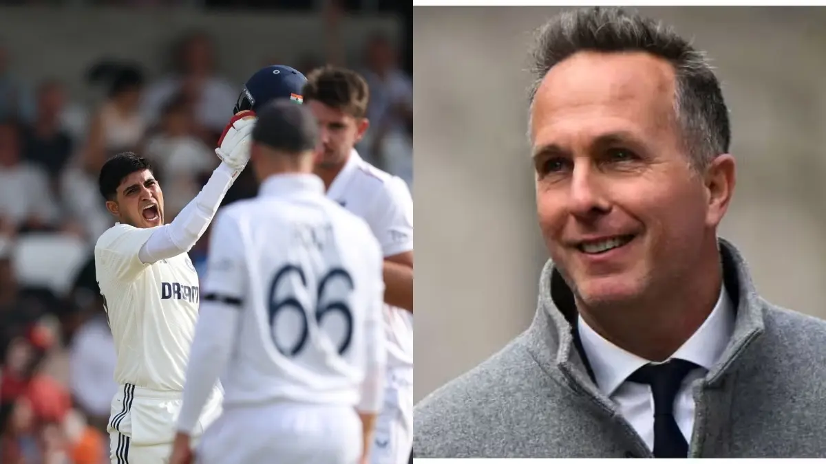 'Did You Forget...?' Ex-India Star Laughs-Off Michael Vaughan's Absurd '4-0' Prediction Shubman Gill (L), Michael Vaughan (R)