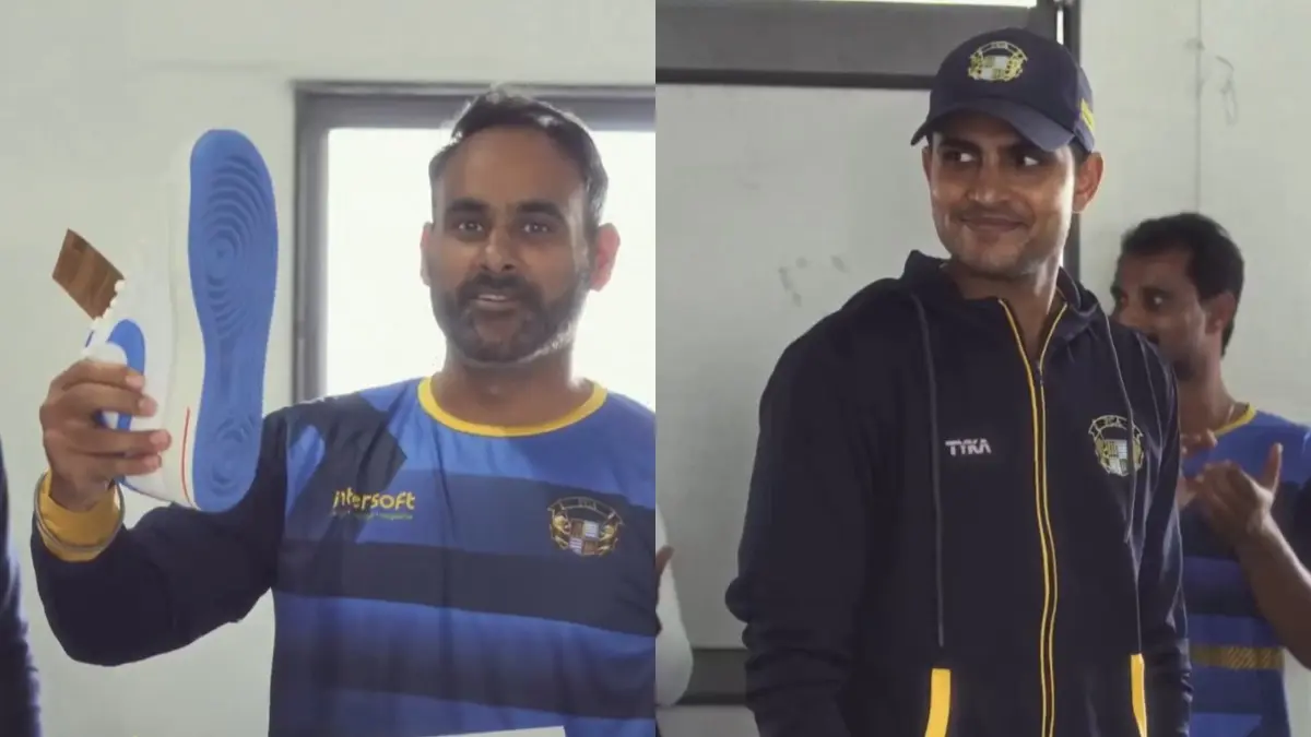 WATCH | Shubman Gill Surprises Punjab's Ranji Trophy Team Players and Coaching Staff With Sneakers Shubman Gill, Punjab Cricket