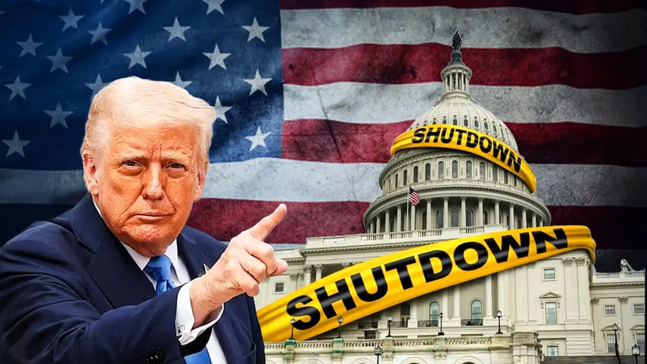 economic crisis US government shutdown starts Donald Trump threatens mass layoffs