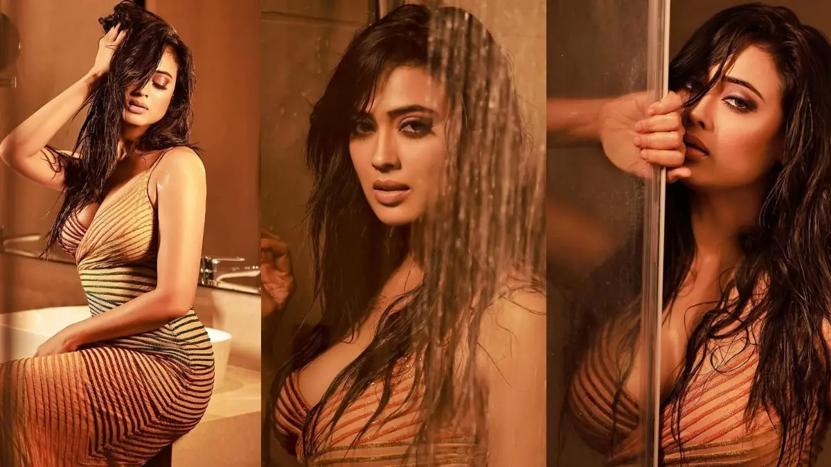 shweta tiwari bathroom photoshoot sizzling pics on social media