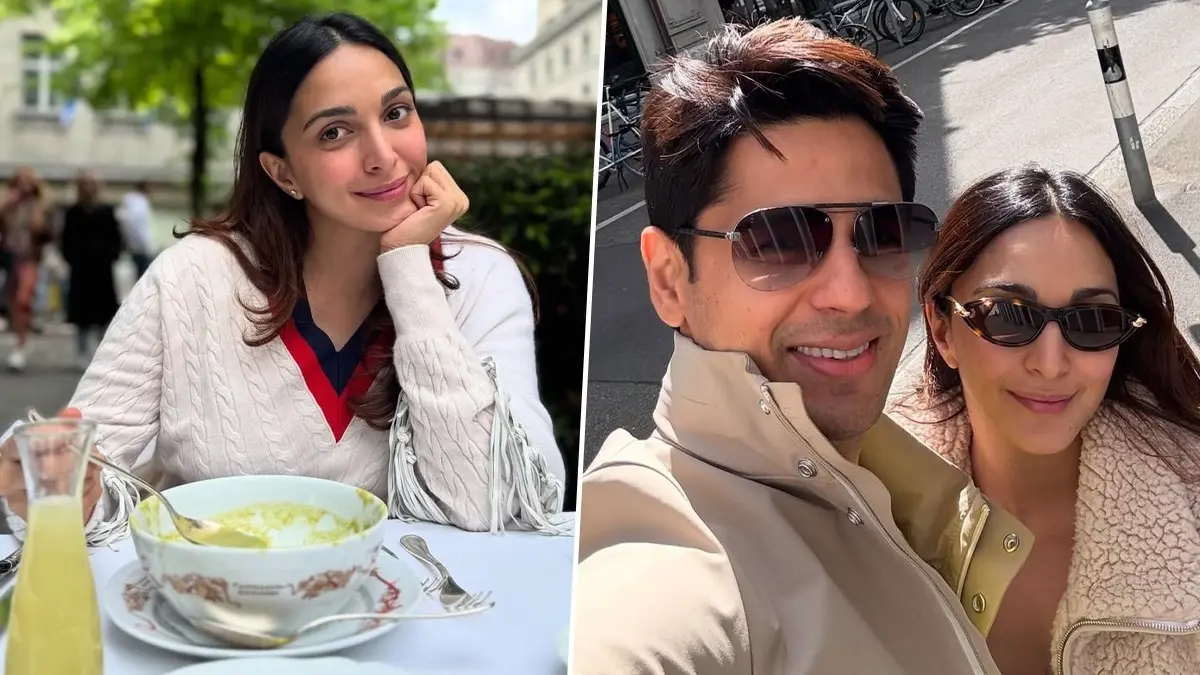 Parents-to-be Kiara Advani-Sidharth Malhotra Make A Pit Stop At Zurich Before Heading To MET Gala | Photos Sidharth Malhotra-Kiara Advani in Zurich