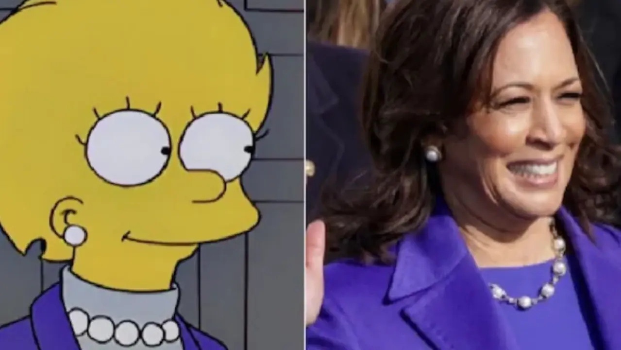 Kamala Harris To Become First Female President of America? Here's What The Simpsons Predicted Simpsons Predict Kamala Harris' Victory