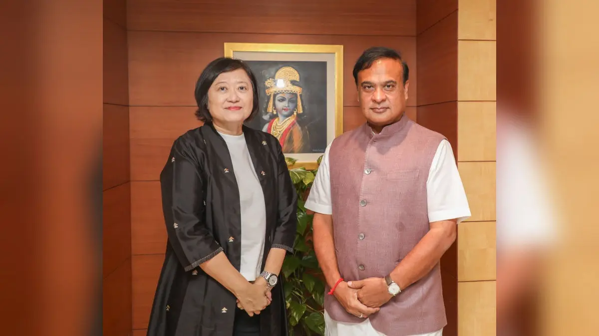 Singapore's Acting High Commissioner Alice Cheng has called on Assam CM Himanta Biswa Sarma and expressed condolences on singer Zubeen Garg's demise.