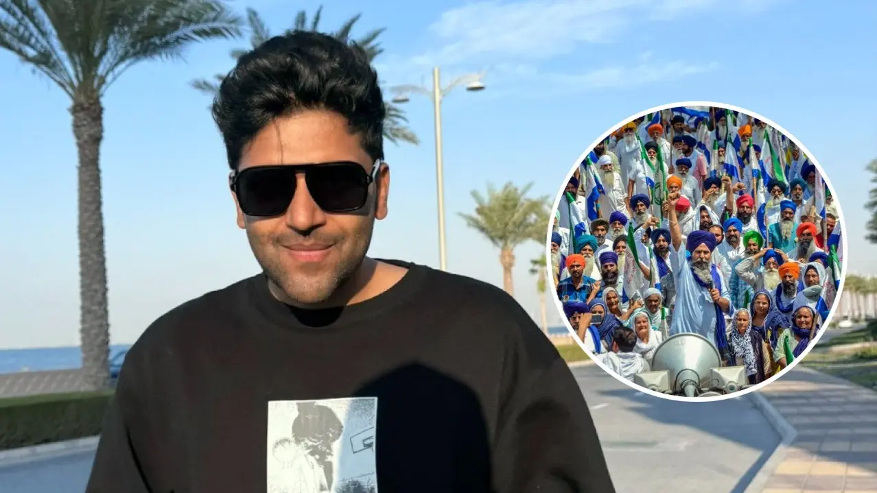 Singer-actor Guru Randhawa came out in support of farmers protesting in areas of Punjab