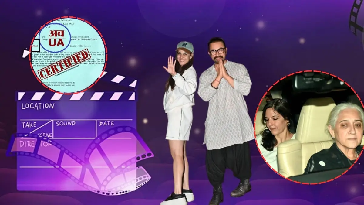 Aamir Khan Hosts Special Sitaare Zameen Screening For Girlfriend Gauri Spratt After CBFC Greenlights Film Post Dispute | Watch Sitaare Zameen Par special screening