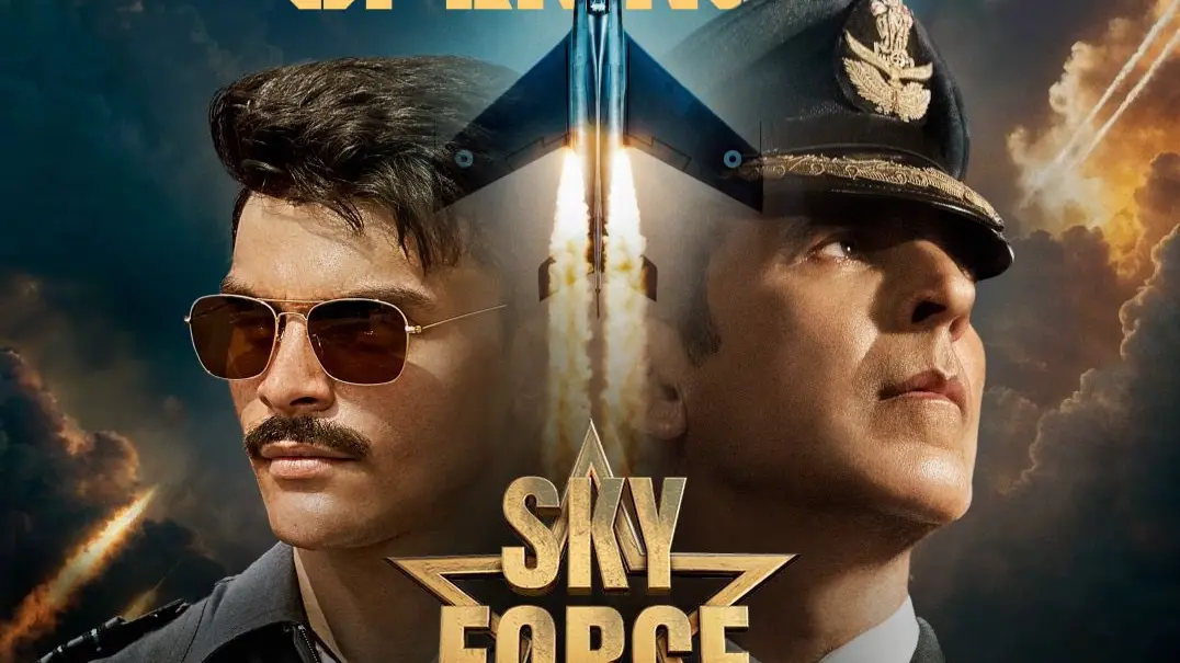 Sky Force stars Akshay Kumar and Veer Pahariya