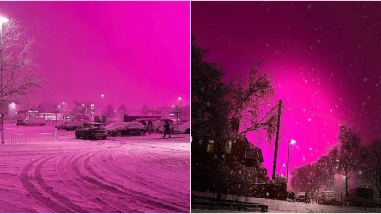 Sky Turns Pink In Birmingham | Know Real Reason Behind The Stunning Glow