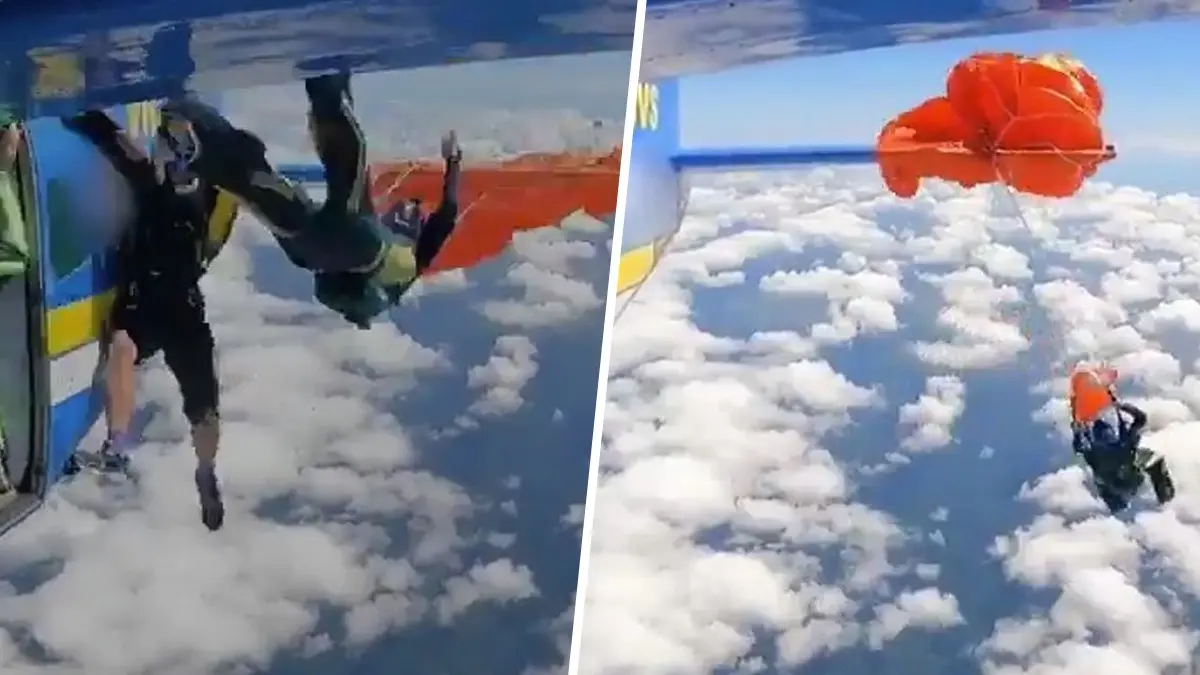 Skydiver Gets Stuck in Plane’s Tail Wing at 15,000 Feet in North Queensland, Australia
