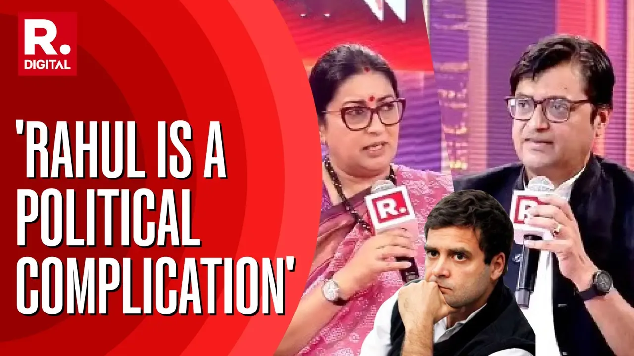 Rahul a 'Political Complication', Smriti Dares Him to Contest Polls Outside His Home Turf Smriti Irani