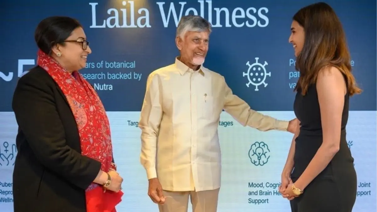 Smriti Irani Champions Yuthika Gokaraju's Science-Led Women's Wellness Initiative at Davos