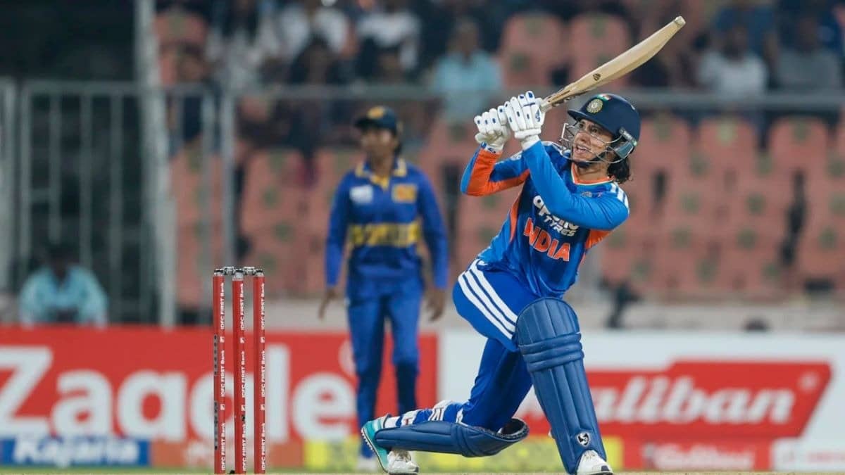 Smriti Mandhana against Sri Lanka