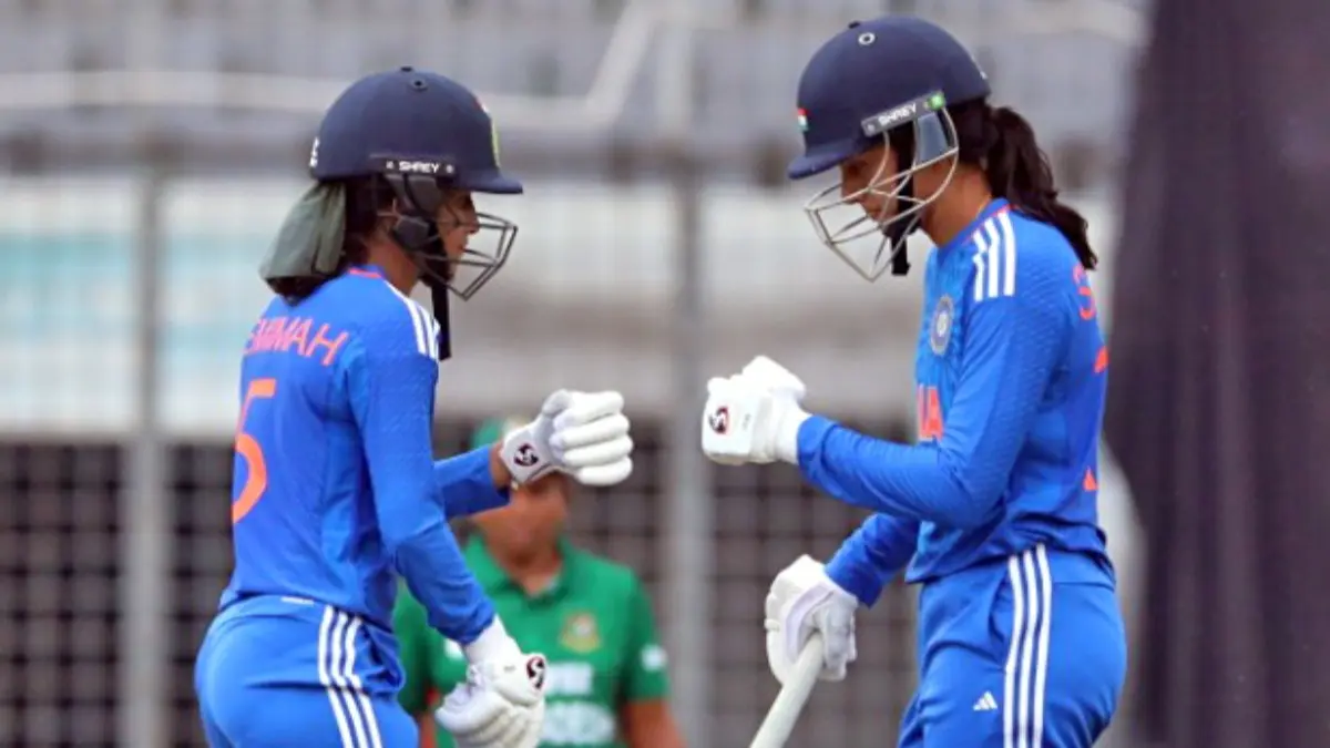 Smriti Mandhana and Jemimah Rodrigues