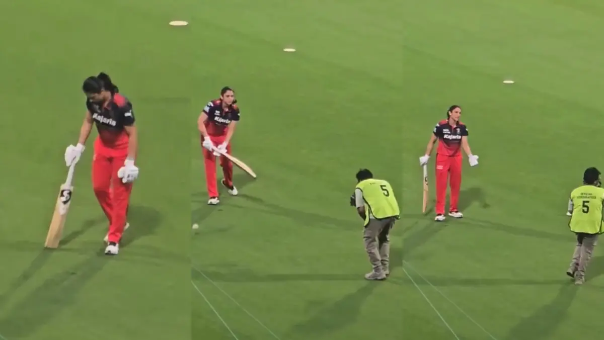 Smriti Mandhana's viral reaction to cameraperson