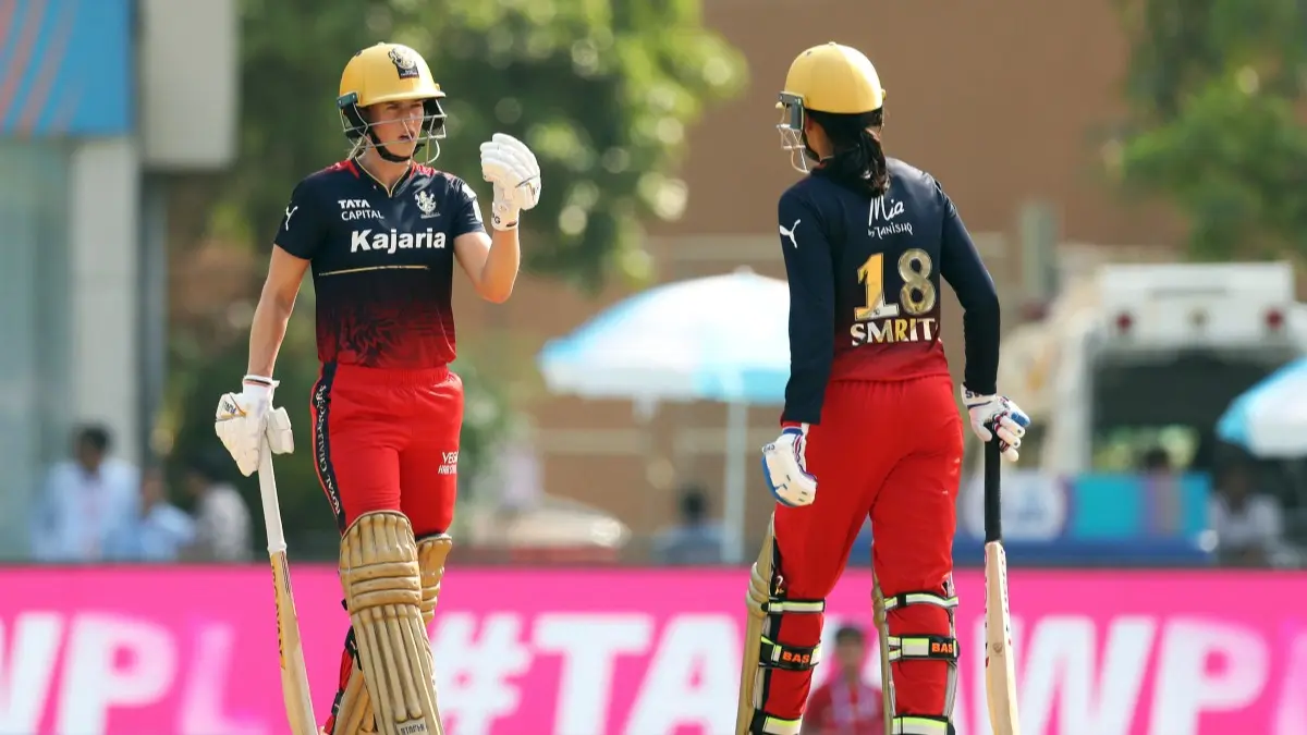 Smriti Mandhana with Ellyse Perry