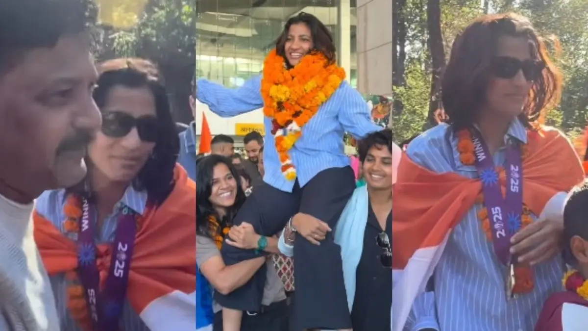 Sneh Rana receives warm welcome in Dehradun