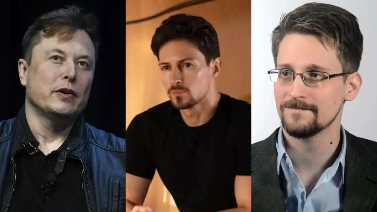 Snowden, Kennedy Jr, Musk Condemn Telegram CEO Pavel Durov's Arrest As Attack On Free Speech Snowden, Kennedy Jr, Musk Condemn Telegram CEO Durov's Arrest As Attack On Free Speech