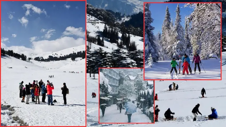 Snowfall: इन शहरों में शुरू हो गई बर्फबारी, टूरिस्टों के लिए बना स्वर्ग; क्रिसमस की छुट्टियों के लिए फेवरेट डेस्टिनेशन, Photos Snowfall in India 2025