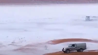 snowfall in saudi arabia