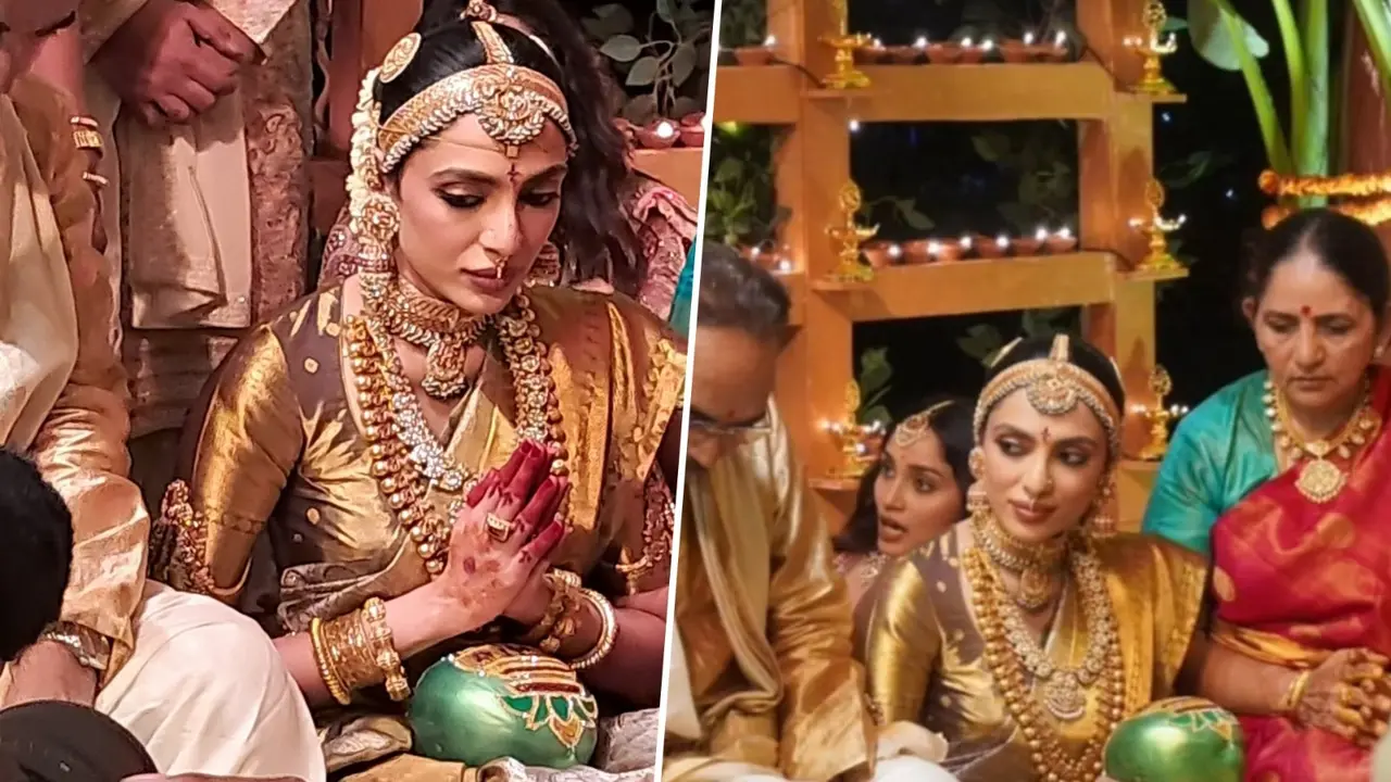 Viral: Samantha At Naga Chaitanya-Sobhita Dhulipala's Wedding, Can You Spot? Sobhita and Naga Chaitanya tied the knot on December 4 in Hyderabad