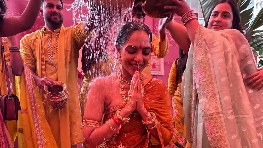 Sobhita's 1st Pics From Mangal Snanam Out, Know Significance Behind The Telugu Pre-wedding Tradition Sobhita Dhulipala and Naa Chaitanya will tie the knot in December
