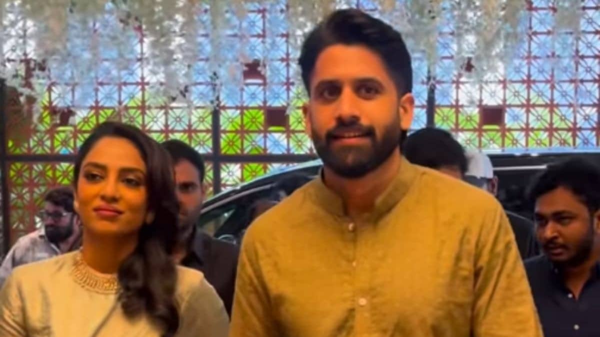 Naga Chaitanya & Sobhita Attend Engagement, Viral Photos