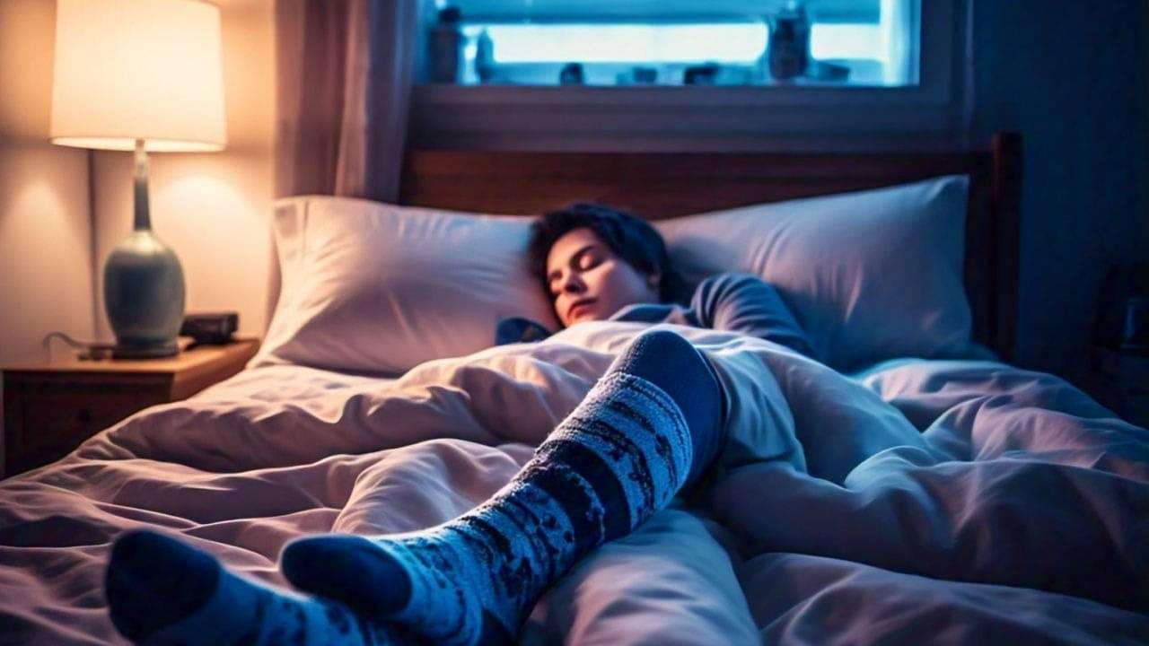Does wearing socks at night help you sleep better? Learn the science behind it.