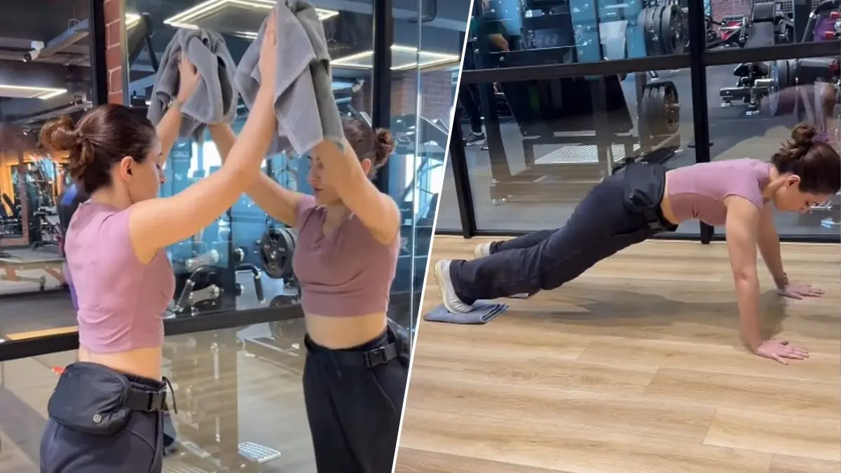 Soha Ali Khan's fitness video