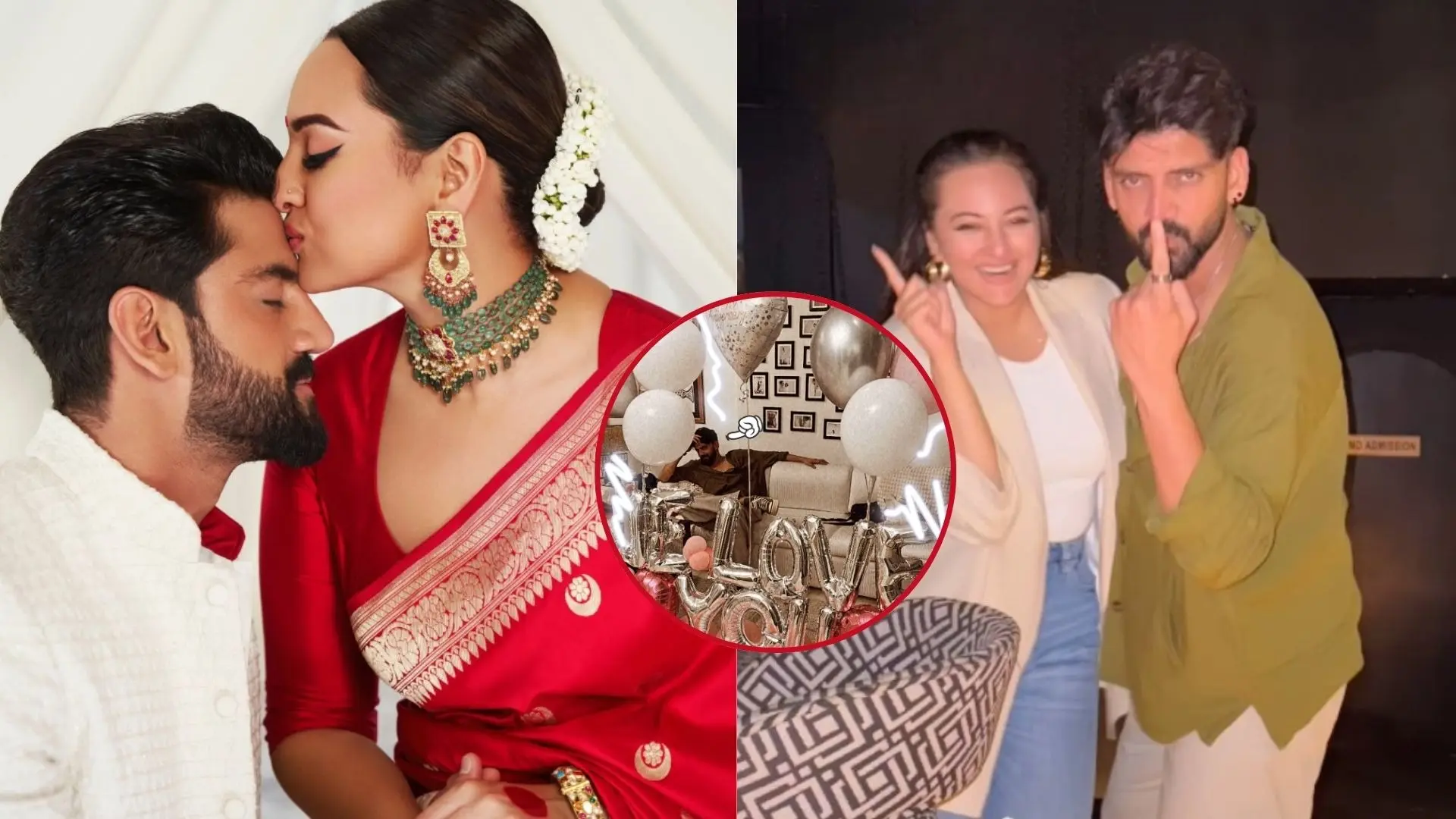sonakshi sinha- zaheer iqbal wedding anniversary