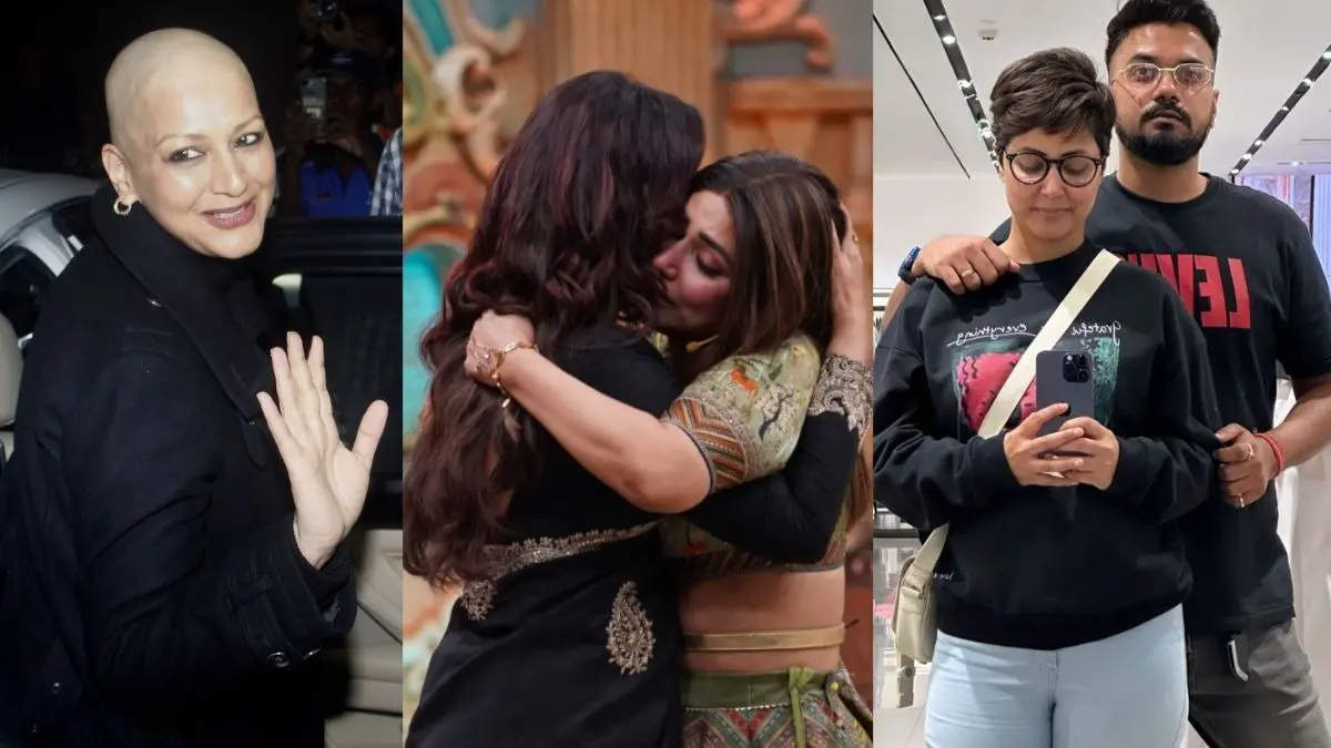 Sonali Bendre and Hina Khan