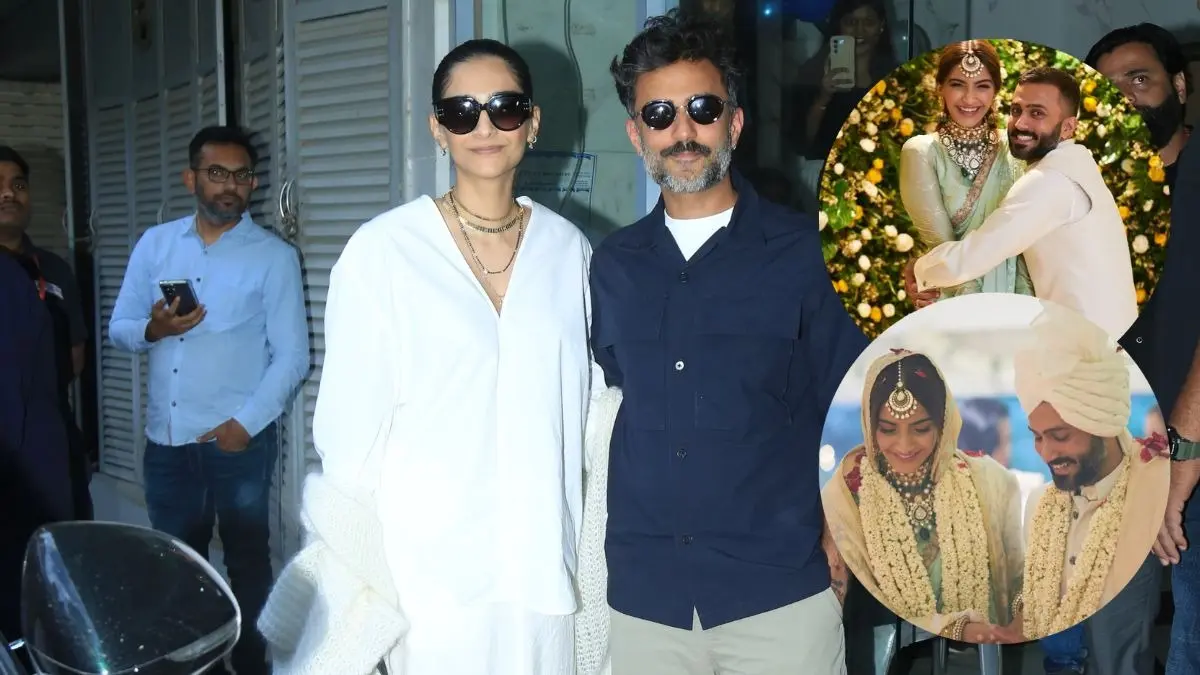 Sonam Kapoor-Anand Ahuja Step Out For A Date On 7th Anniversary After Actress Shares Unseen Photos From Wedding Sonam Kapoor-Anand Ahuja celebrate 7th anniversary